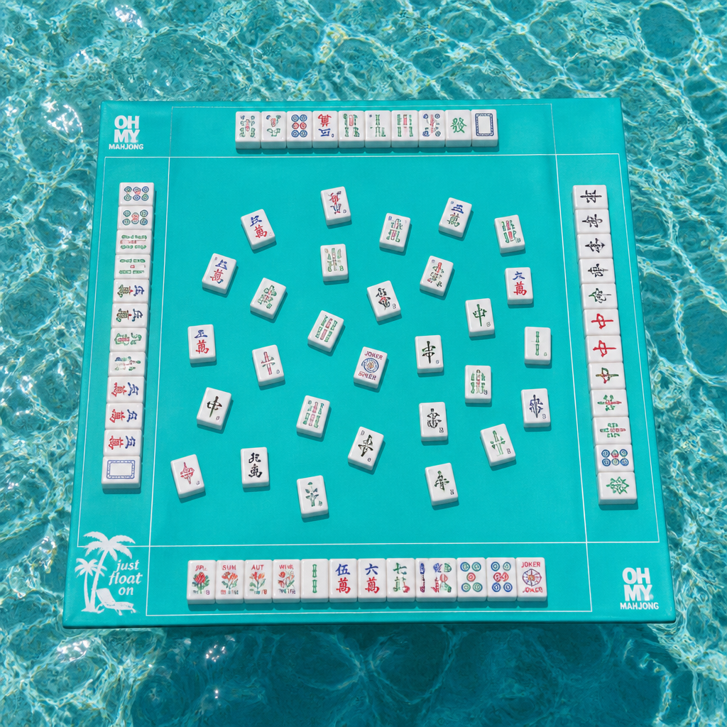 Mahjong Floating Pool Mat